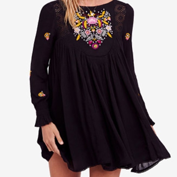 Free People Dresses & Skirts - FREE PEOPLE Mohave Embroidered Mini Dress